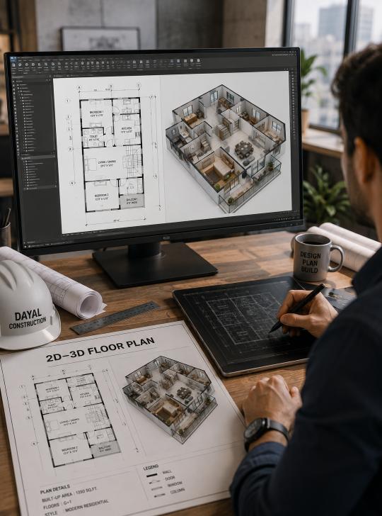 2D–3D Floor Plan